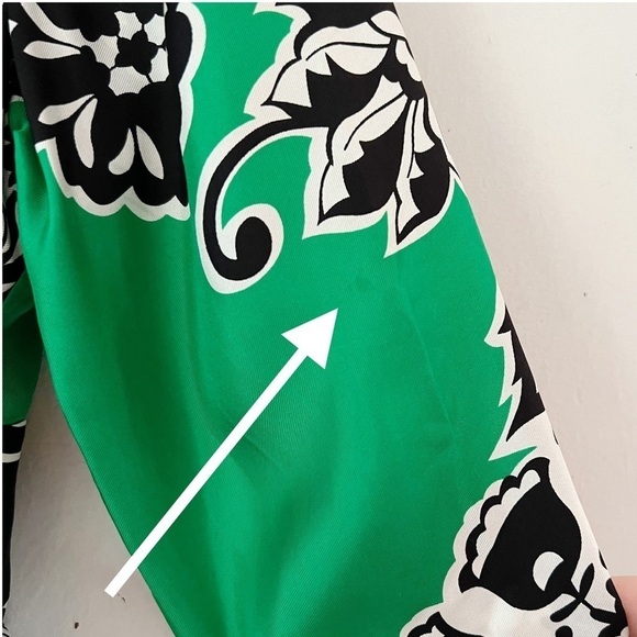 Tibi Floral Print Silk Wrap Blouse - Picture 12 of 16